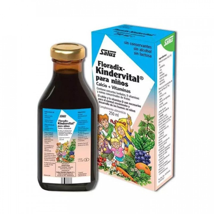 FLORADIX KINDERVITAL JARABE 250 ML SALUS