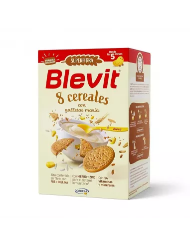 Blevit Superfibra  8 Cereales Con Galleta 500G