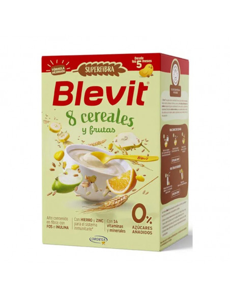 BLEVIT SUPERFIBRA 8 CEREALES Y FRUTAS 500 G