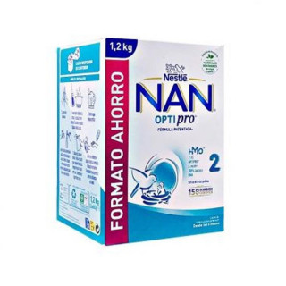 NESTLE NAN OPTIPRO 2 LECHE DE CONTINUACION 2 ENVASES 600 G PACK AHORRO