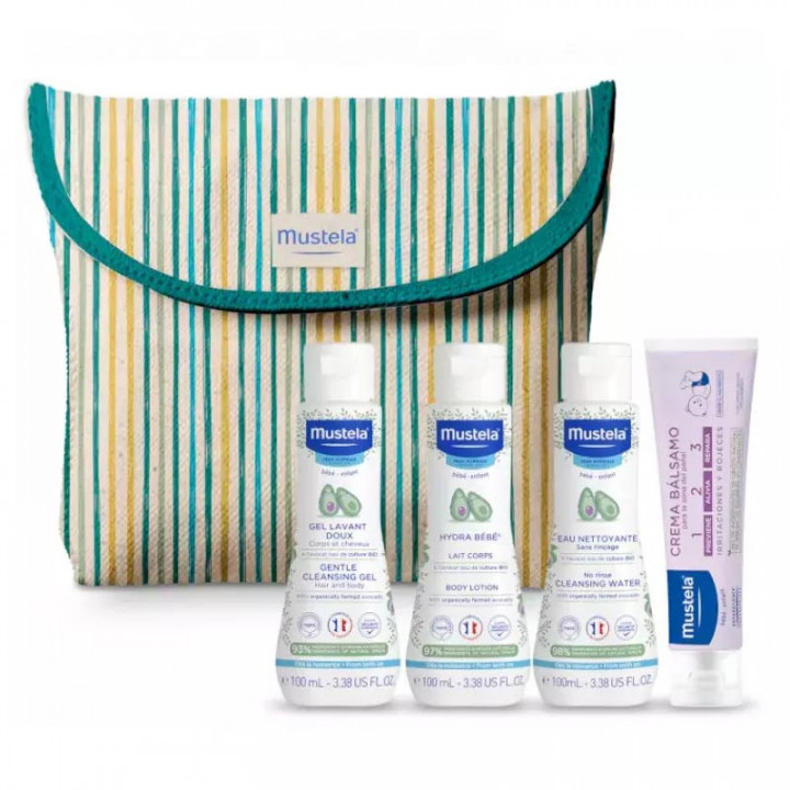 MUSTELA NECESER LITTLE MOMENTS RAYAS