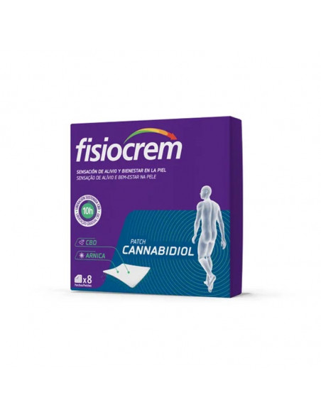 FISIOCREM PARCHE CANNABIDIOL 8 PARCHES