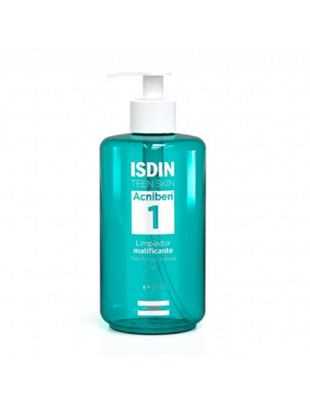 ISDIN TEEN SKIN ACNIBEN 1 LIMPIADOR MATIFICANTE GEL 1 ENVASE 400 ML