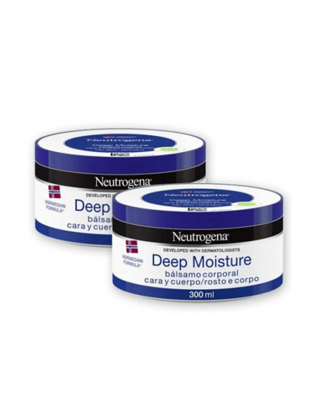 Neutrogena Hidratacion Profunda Balsamo Reconfertante Cara Y Cuerpo Formato Ahorro 2X300 Ml