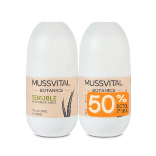 MUSSVITAL ESSENTIALS BOTANICS ANTITRANSPIRANTE SENSIBLE 1 ENVASE 75 ML