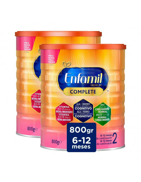 Enfamil Leche Premium 2 Complete Duplo 2X 800 Gr