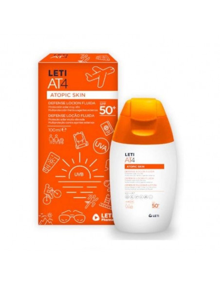 Letiat4 Defense Locion Fluida Spf 50+ 1 Envase 100 Ml