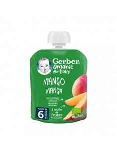 GERBER ORGANIC MANGO 1 POUCH 90 G