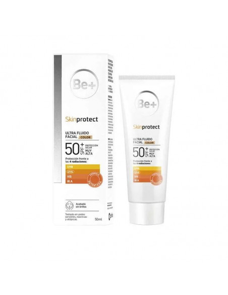 BE+ SKIN PROTECT ULTRAFLUIDO FACIAL SPF50+ 1 TUBO 50 ML COLOR