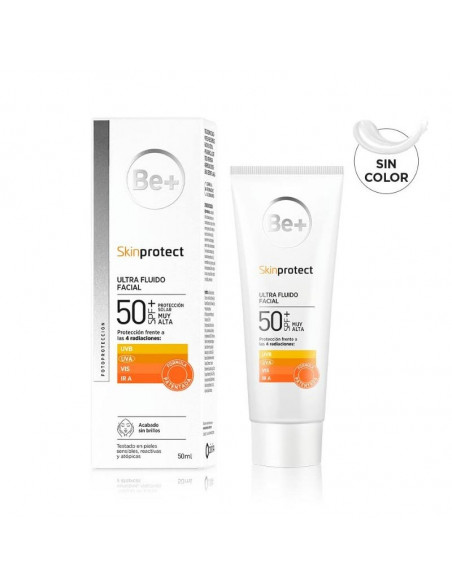Be+ Skin Protect Ultrafluido Facial Spf50+ 1 Tubo 50 Ml