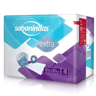 SABANINDAS EXTRA 80X180 CM 20 UNIDADES AJUSTABLE DE LABORATORIOS INDAS S.A.U.