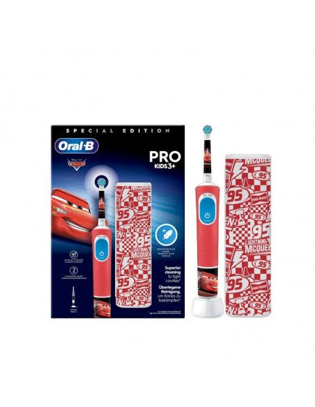 ORAL-B CEPILLO DENTAL ELECTRICO RECARGABLE INFANTIL ORAL-B VITALITY PRO KIDS 3 + CARS + TC 1 UNIDAD