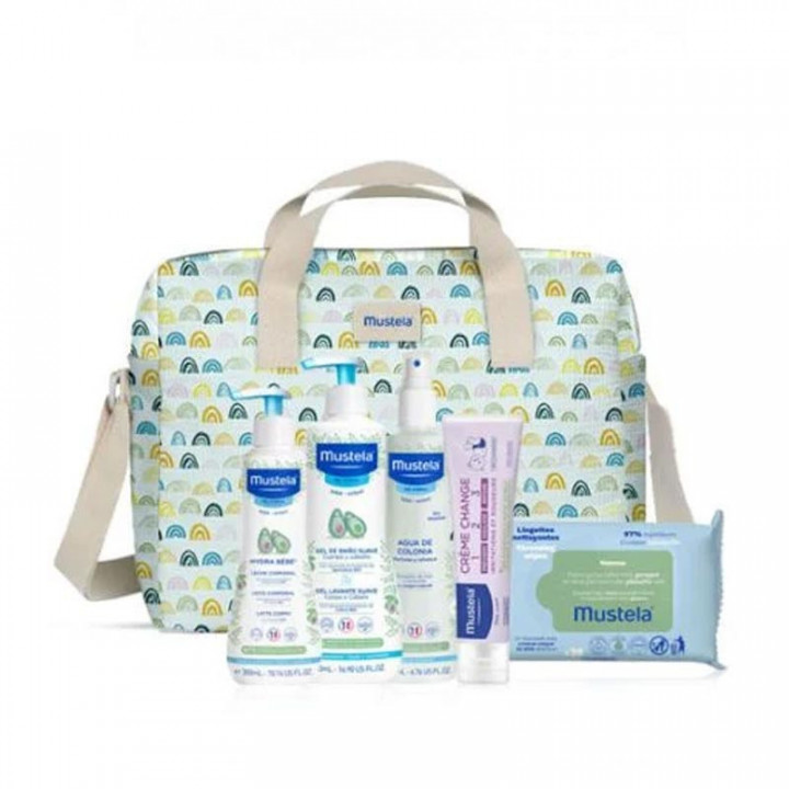 MUSTELA BOLSA DE PASEO LITTLE MOMENTS ARCOIRIS