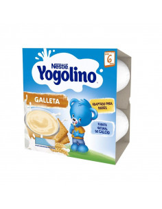NESTLE YOGOLINO GALLETA 4 ENVASES 100 G