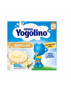 NESTLE YOGOLINO NATILLAS VAINILLA 4 X 100 GR