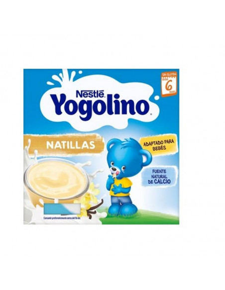 NESTLE YOGOLINO NATILLAS VAINILLA 4 X 100 GR