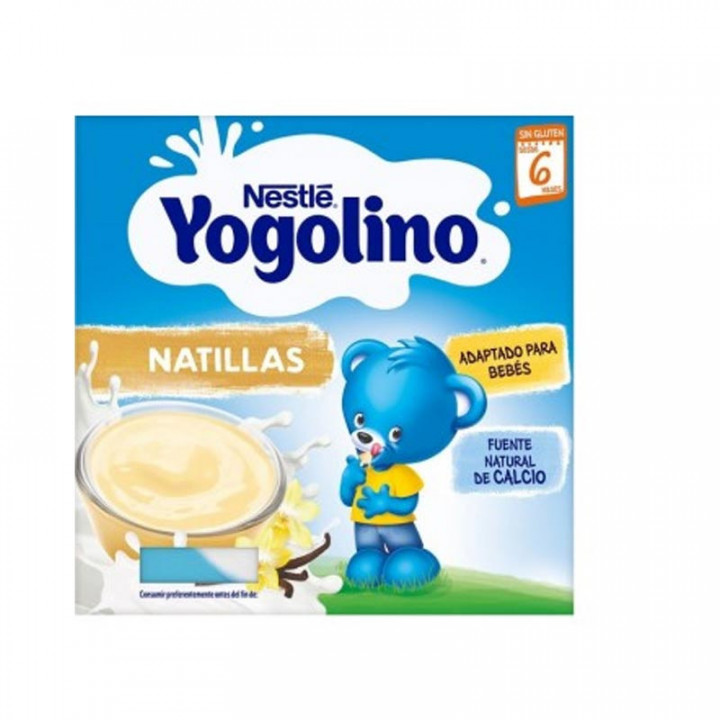 NESTLE YOGOLINO NATILLAS VAINILLA 4 X 100 GR