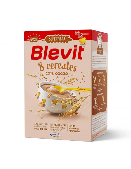BLEVIT SUPERFIBRA 8 CEREALES Y CACAO 500G