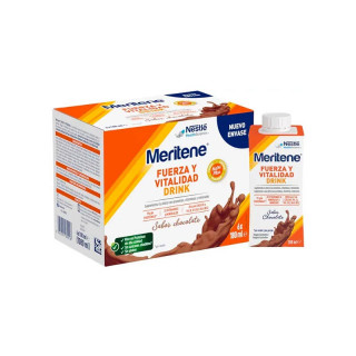 MERITENE FUERZA Y VITALIDAD DRINK 6 BOTELLAS 180 ML SABOR CHOCOLATE