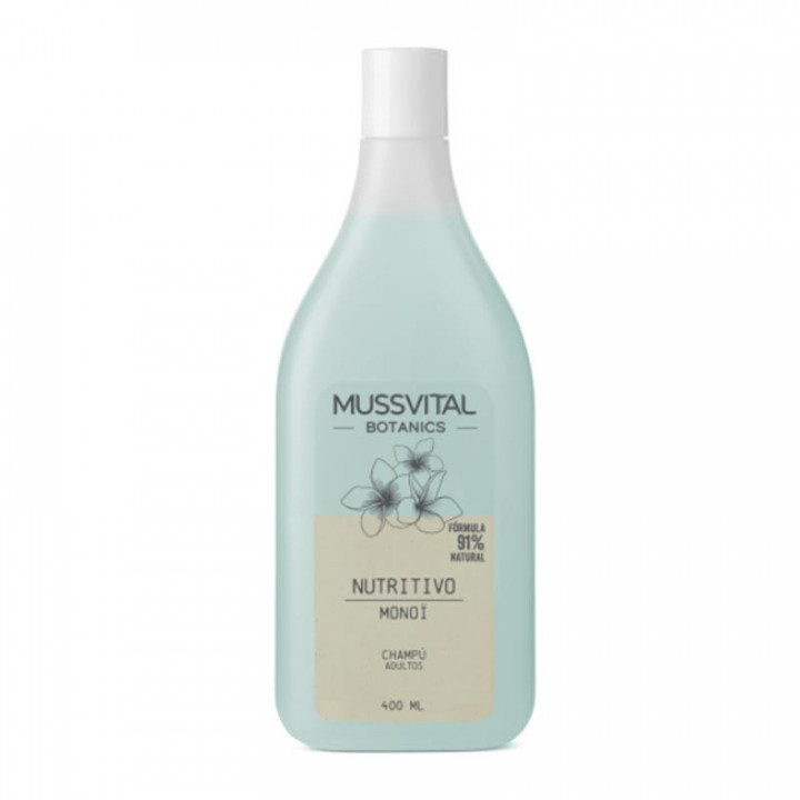 MUSSVITAL ESSENTIALS BOTANICS CHAMPU MONOI 1 ENVASE 400 ML