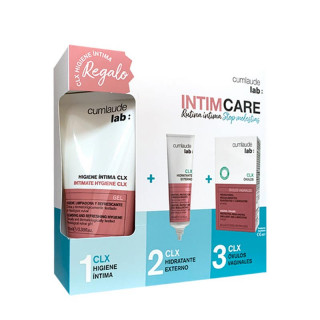 CUMLAUDE LAB INTIM CARE RUTINA INTIMA CLX HIGIENE INTIMA + CLX HIDRATANTE EXTERNO + CLX OVULOS