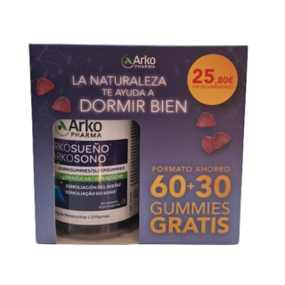 ARKOSUEÑO DORMIGUMMIES FORMATO AHORRO 30+60 GOMINOLAS