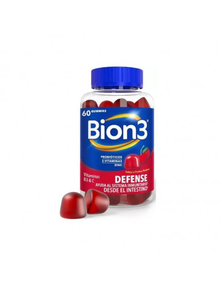 BION3 DEFENSE 60 GUMMIES SABOR A FRUTOS ROJOS