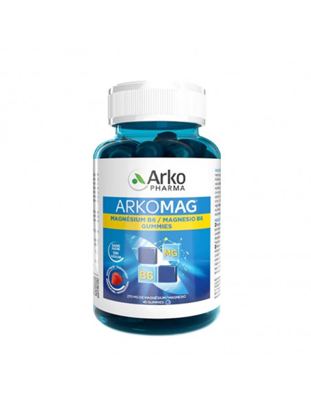 Arkomag Magnesio B6 45 Gummies Sabor Fresa