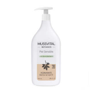 MUSSVITAL ESSENTIALS BOTANICS LOCION CORPORAL PIEL SENSIBLE 1 ENVASE 750 ML