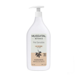 MUSSVITAL ESSENTIALS BOTANICS GEL DE BAÑO PIEL SENSIBLE 1 ENVASE 750 ML
