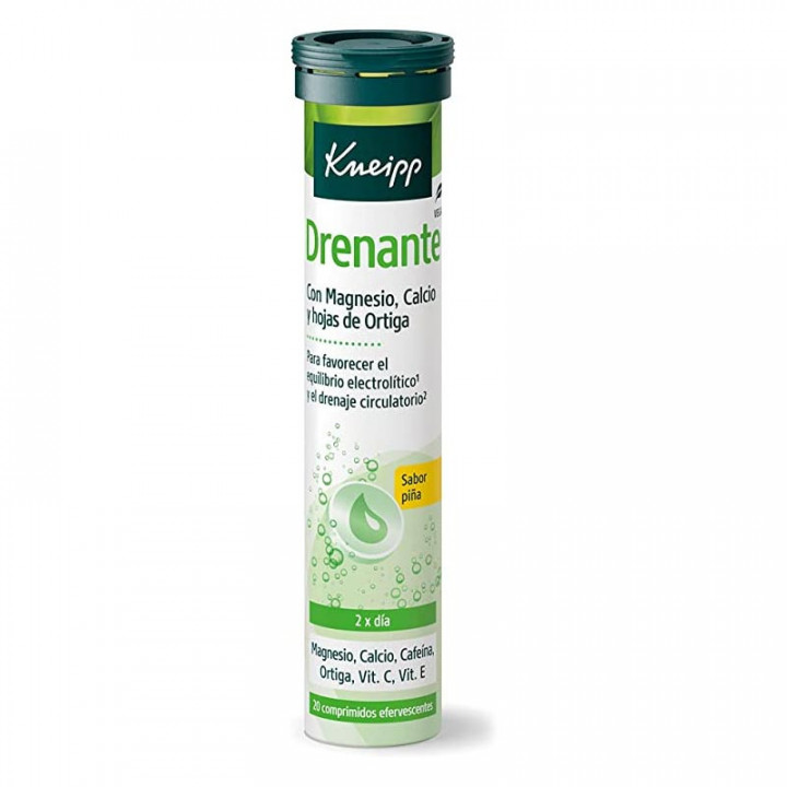 KNEIPP DRENANTE 20 COMPRIMIDOS EFERVESCENTES SABOR PIÑA