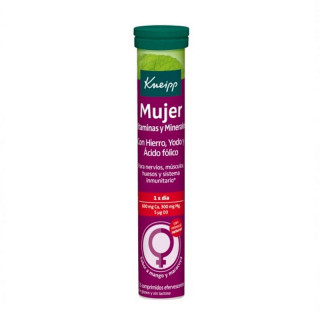 KNEIPP MUJER VITAMINAS Y MINERALES 15 COMPRIMIDOS EFERVESCENTES SABOR MANGO Y MARACUYA