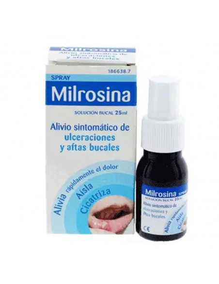 MILROSINA SPRAY SOLUCION BUCAL 25 ML