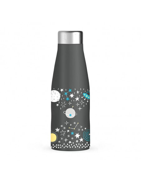 SUAVINEX BOTELLA ACERO INOX 500 ML SPACE GRIS