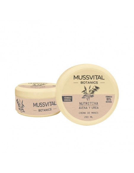 MUSSVITAL ESSENTIALS BOTANICS CREMA DE MANOS AVENA Y UREA 1 ENVASE 200 ML