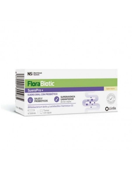 NS FLORABIOTIC SUEROPRO+ 6 SOBRES 5,135 G SABOR NEUTRO