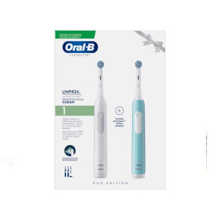 ORAL-B CEPILLO DENTAL ELECTRICO RECARGABLE ORAL-B VITALITY PRO 1 UNIDAD + 2 RECAMBIOS COLOR NEGRO