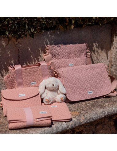 SUAVINEX BOLSO MATERNIDAD BANDOLERA COLOR ROSA