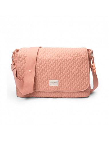SUAVINEX BOLSO MATERNIDAD BANDOLERA COLOR ROSA
