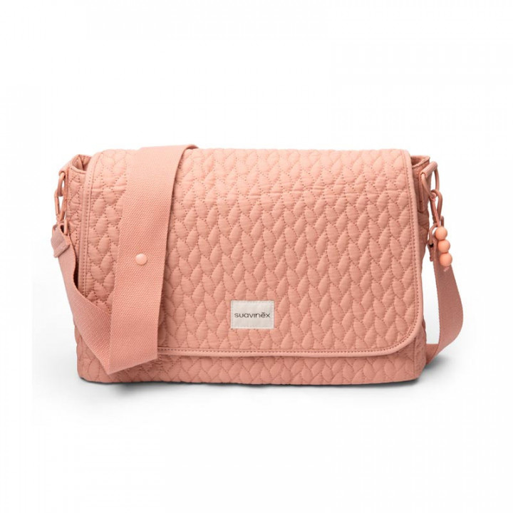 SUAVINEX BOLSO MATERNIDAD BANDOLERA COLOR ROSA