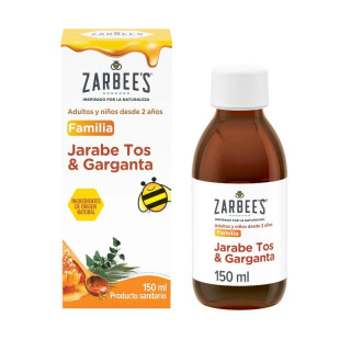 ZARBEES JARABE FAMILIA TOS Y GARGANTA 1 FRASCO 150 ML