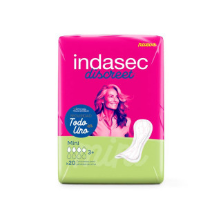 INDASEC DERMOSEDA MINI ABSORCIÓN 2,5 DE 8 GOTAS 145ML  20 UNIDADES
