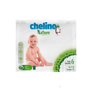 CHELINO PAÑAL INFANTIL CHELINO NATURE TALLA 6 27 UNIDADES