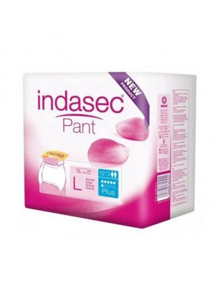 Indasec Pant Plus Talla Grande Gabsorcion 6 De 8 Gotas 900 Ml 12 Unidades