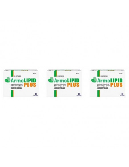 Armolipid Plus 3 Envases 20 Comprimidos Pack