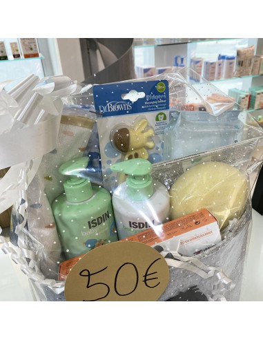 Cesta Personalizada de Bebé Pingüino