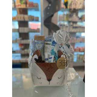 Cesta Personalizada de Bebé Zorro