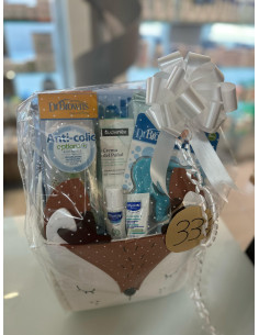 Cesta Personalizada de Bebé Zorro 2