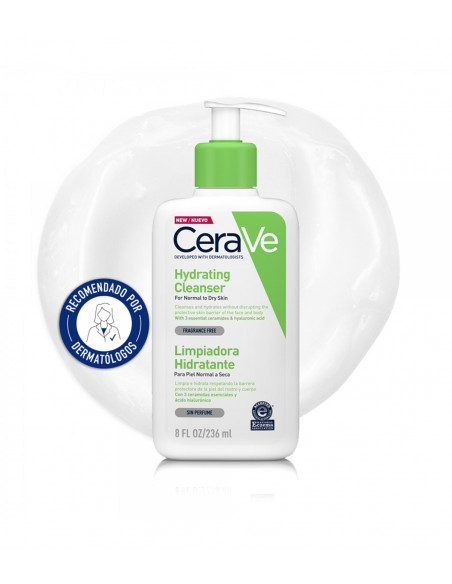 Cerave Limpiadora Hidratante 1 Envase 236 Ml Piel Normal A Seca