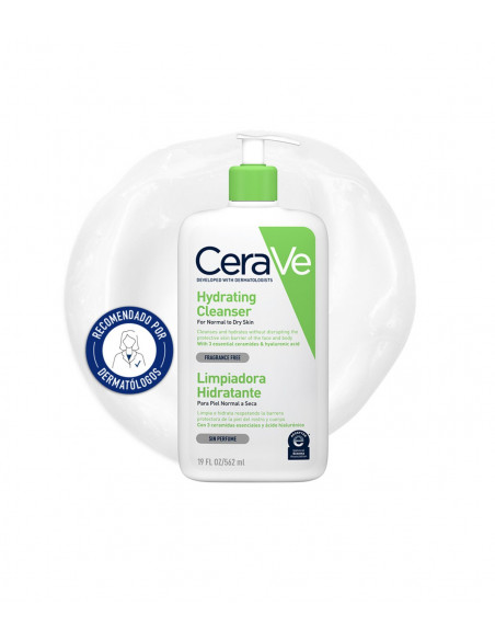 Cerave Limpiadora Hidratante 1 Envase 473 Ml Piel Normal A Seca